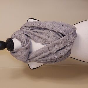 Echo Gray Infinity Scarf